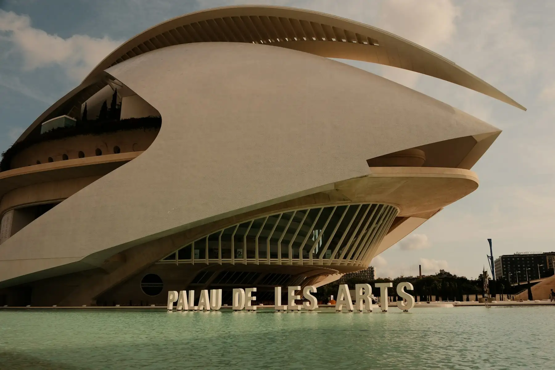Palau de les Arts Reina Sofía, en la Ciudad de las Artes y las Ciencias de Valencia
